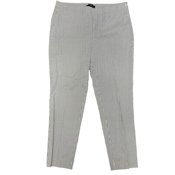 2 Talbots Women's Ankle Pants size 14 Chatham Stripe Heritage Pattern Office - Picture 8 of 11
